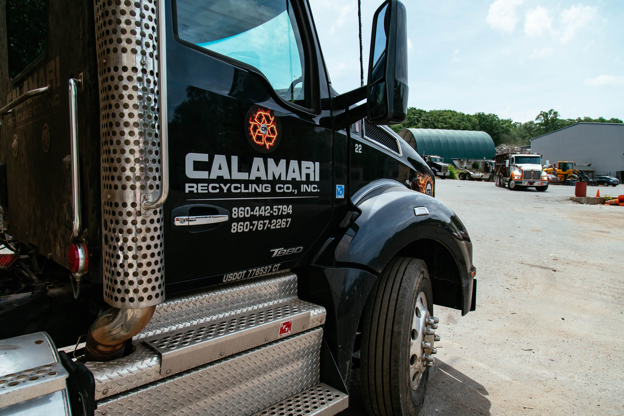 Scrap Metal Facility, Calamari Recycling, Essex, CT